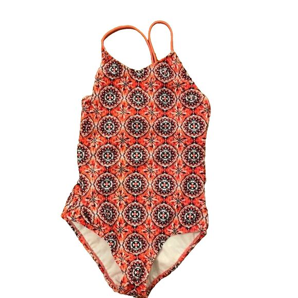 Kanu Surf Hannah Multicolor One Piece Swimsuit Swimwear Girls 12 Beach NEW - Picture 1 of 9